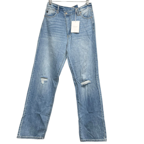 NWT Women’s KanCan 90’s Wide Leg Straight Jeans - Picture 1 of 9